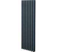 Radiador tubular ovalado - 1600 mm x 480 mm - Gris antracita