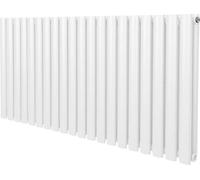 Radiador tubular ovalado - 600 mm x 1200 mm - Blanco