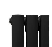 Radiador tubular ovalado con espejo - 1800 mm x 380 mm -