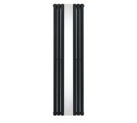 Radiador tubular ovalado con espejo - 1800 mm x 500 mm - Gris antracita
