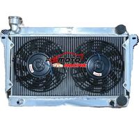 Radiadores de aluminio para Mazda R100, con un rendimiento de refrigeración óptimo, fácil instalación y un paquete completo