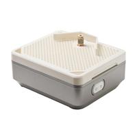 RadianceBiz Amoladora Eléctrica de Mesa HS902 Lima Pulidora Amoladora de te Máquina Compacta con Drenaje Eficiente y Herramientas Incluidas para Acabado de