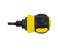 RadianceBiz Juego de Destornilladores de Trinquete 2x Herramientas Manuales 2 en 1 Phillips Tamaño de Bolsillo Ranurado Amarillo, 2 piezas