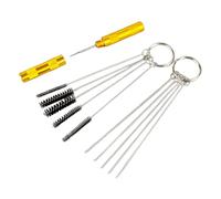 RadianceBiz Kits de Limpieza para Aerógrafos, Limpieza de Boquillas para Pintura en, Suministros Profesionales para Pintura con Aerógrafo Y Limpieza de Au, oro
