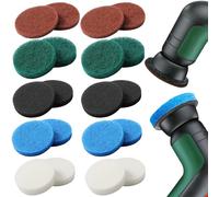 RAFIYU 20 cepillos de limpieza eléctricos compatibles con Bosch Home/Garden 6033 cepillo de limpieza, 5 estilos de cepillo de almohadilla, LFYZA0139