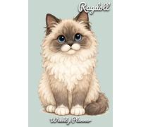 Ragdoll Blue Mitted Diary 2027: | A5 Week to View Planner | Weekly Organiser & Appointment Book | Gift for Cat Lovers