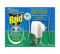 Raid - Difusor eléctrico líquido para 45 noches de eucalipto, ventanas abiertas, lote de 3