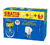 Raid Eléctrico Líquido Pack 1 Aparato + 2 Recambios