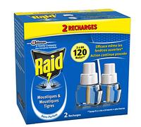 Raid Insecticidas domésticas eléctrico líquido recarga 2 x 60 noches