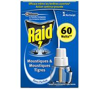 Raid Insecticidas domésticas eléctrico líquido recarga 60 noches
