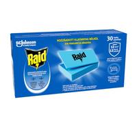 Raid ® Eléctrico en Pastillas - Recambios anti mosquitos comunes y mosquito tigre. Sin líquidos. Hasta 120 noches de protección. 4 Packs de 30 Recambios [120 Recambios en total]