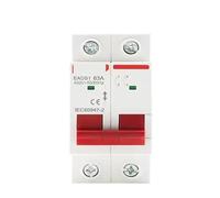 Rail 1P 2P 3P 4P 40A 63A 100A 125A interruptor de aislamiento for disyuntor Industrial doméstico AC 230V 400V