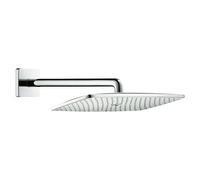 Hansgrohe Rociador de ducha Raindance E 360, brazo 39 cm, EcoSmart 9 l/min, cromo 26605000