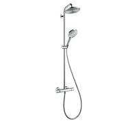Raindance Select S Sistema de ducha (Con grifo termostático, Distancia entre orificios: 103,8 cm, Número de tipos de chorro: 3 ud., Cromo)