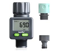 RAINPOINT Medidor de Flujo de Agua Contador de Agua Digital, 4 Modos para controlar el Consumo de Agua, Contador de cantidad de Agua para Grifo/Dispositivo de Consumo, medidor de Flujo Giratorio 180°