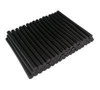 Raintwo 50 Piezas Pegamento Termofusible 100mm x 7mm Adhesivo Selladore Negro para Pistola de Palo de Pegamento Caliente