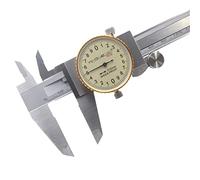 RajoNN Calibre electrónico digital con calibre de reloj de 0 a 150 - 200 - 300 mm, resistente a los golpes, para el hogar y la industria (color plateado, tamaño: 0 - 200 mm)