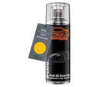 RAL 1003 Signalgelb satinado Bote de spray acrílico de 2 componentes 400 ml
