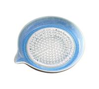 Rallador De Ajo - 5,31 × 5,31 × 0,79 Pulgadas Cerámica Con Esmalte Degradado Hecho A Mano | Tazón Para Rallar Ajo | Para, Cítricos, Limón, Frutas, Verduras, Pasta, Puré, Condimentos, Coc