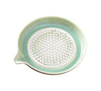 Rallador De Ajo - Cerámica Con Esmalte Degradado Hecho A Mano - Rallador De Cerámica Versátil Para Jengibre | Para, Cítricos, Limón, Frutas, Verduras, Pasta, Puré, Condimentos, Cocina Ca