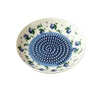 Rallador de ajo cuenco de cerámica manual con diseño de fruta | Plato para Rallar el Ajo para Verduras, Chocolate, Fresas, Cocina, Alimentos, Pelar, Pastelería