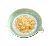 Rallador de ajo de cerámica artesanal - de rallador hecho a mano con esmalte degradado - Trituradora manual para jengibre, chocolate, queso y cítricos - utensilio de cocina decorativo y