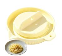 Rallador de ajos - Diseño manual giratorio con relieve en relieve, cortador de jengibre a prueba de caídas | Molinillo de especias de cerámica para alimentos | Mini accesorios de para la