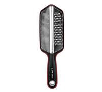 Rallador de Cocina Rallador de Queso 2 en 1 Rallador de Acero Inoxidable Rallador Grueso y Fino Rallador de Verduras Rallador de Limones Diseño Seguro, Fácil de Limpiar - Color ROJO