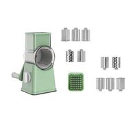 Rallador de cortadores de verduras giratorios de manivela multifuncional con cuchillas múltiples y para triturar frutas y queso Trituradoras de verduras