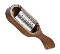 Rallador de queso de acero inoxidable con contenedor, caja de madera, herramienta profesional para triturar verduras, trituradoras de alimentos portátiles, rallador de cocina
