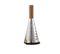 Rallador de queso Vertical con mango cónico, cepillo for frutas y verduras, uso en la cocina, 1 ud