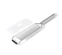 Rallador fino de acero inoxidable con cubierta protectora, rallador de cocina de mango largo para queso, jengibre y cítricos