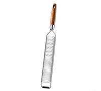 Rallador y rallador de acero inoxidable resistente con mango antideslizante para queso, cáscara de limón, chocolate y verduras