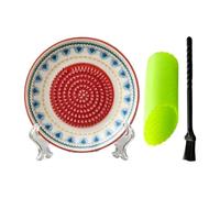 Rallar cerámica 3 piezas de cerámica manual | Plato de rallador de ajo para hornear pastelería cocina fresa fruta picado