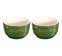 Ramequín, 9 cm, juego de 2, verde, cerámica, Staub