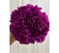 Ramillete de color bugavilla de flores de clavel - decoración para feria, romería o eventos tradicionale con una medida de 16cm