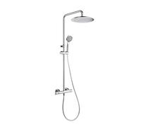 RAMON SOLER 945412Q3 RP300 Conjunto Termostático Ducha Con Barra Telescópica Cromo