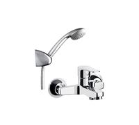 Ramon Soler Conjunto Grifo Baño-Ducha Monomando Cromado con Sistema S2 de Ahorro de Agua con Accesorios Serie Titanium