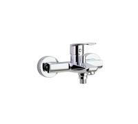 Ramon Soler Grifo de Baño-Ducha Monomando Cromado con Sistema C2 de Ahorro de Agua Serie New Fly