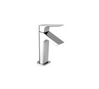 Ramon Soler Grifo de Lavabo Monomando Cromado con Cascada y Limitador 5l/min Ahorro de Agua Serie Urban Chic