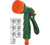 Ramp Pistola De Agua De Siete Funciones Wox RT1415 Naranja Verde