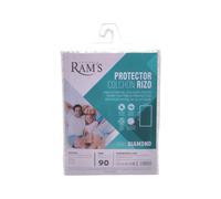 Ram'S STARTELECTRIC HIPERMANTA Protector Colchón Rizo Diamante Antiácaros Transpirable Altura Adaptable Marca Ram's