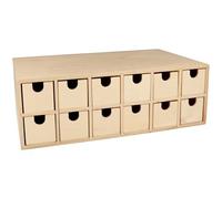 Rangement 24 Tiroirs 33,5X20,5X11,5Cm