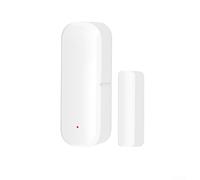 RANRAO Sensor de Ventana de Puerta - Sensor de Puerta Inteligente para Tuya aplicación Gratuita alertas en Tiempo Real, Sensor de Contacto de Ventana WiFi inalámbrico para Seguridad del hogar