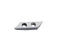 Ranura de cola milano YW60 YW55 YW75 que alarga el filo corte 75, 60 y 55 grados. Cabezal adecuado para inserto carburo XCET3004(XCET3004-WX 5PCS)
