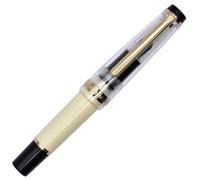 Ranvi Pluma estilográfica Jinhao 82 corta acrílica, punta fina de iridio con convertidor de tinta (negra)