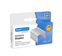 Rapesco 0751 Grapas Galvanizadas Tipo 53/6 mm para Grapadora de Pared, Paquete de 2000