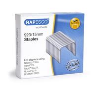 Rapesco Grapas 1239 – Paquete de 1000 – Galvanizadas 15 mm (Tipo 923)