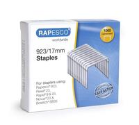Rapesco Grapas 1240 – Galvanizadas profesionales Tipo 923/17 mm – Paquete 1000