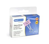 Rapesco 1349 Pinzas Clips Divertidos 19 mm, Brazos Plegables, Caja de 20